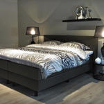 Boxspringcombinatie M-Ray, Valencia Deluxe, Zwart